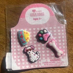 Dog themed shoe charms